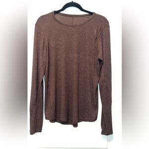 Lululemon Hold Tight long sleeve Espresso 14